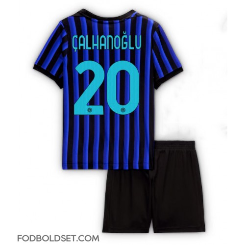 Inter Milan Hakan Calhanoglu #20 Hjemme Trøje Børn 2025-26 Kortærmet (+ Korte bukser)